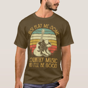 Just Play Me Some Country Music Tshirts For Women