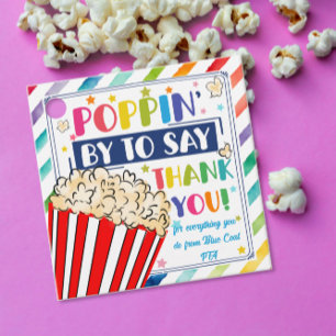 just popping by to say thanks popcorn volunteer favour tags