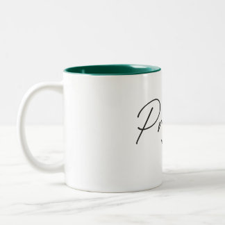 Just Pray through everything Two-Tone Coffee Mug