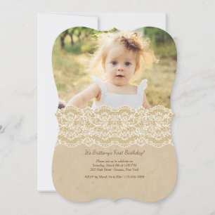 Just Prescious Photo Invitation