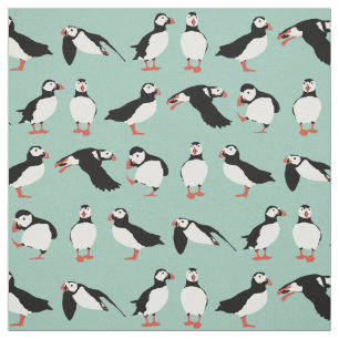 just puffins fabric