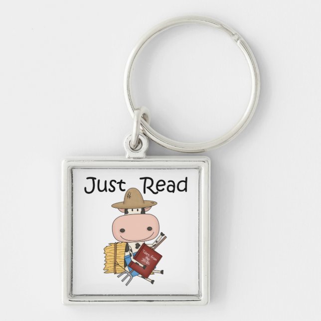 Just Read Key Ring (Front)