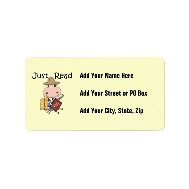 Just Read Label (Front)