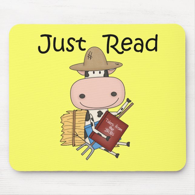 Just Read Mouse Mat (Front)