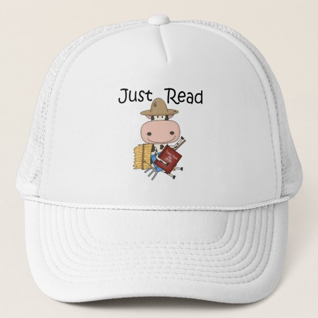 Just Read Trucker Hat (Front)