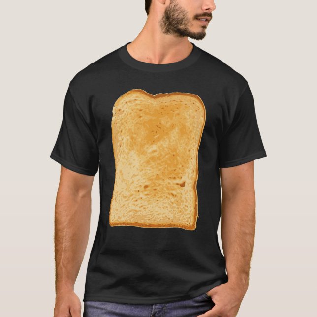 Just Really Like Toast Bread Toaster Costume T-Shirt (Front)
