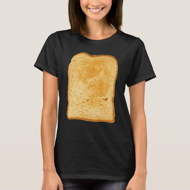 Just Really Like Toast Bread Toaster Costume T-Shirt (Front)