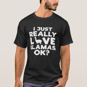 Just Really Love Llamas Animal Premium T-Shirt