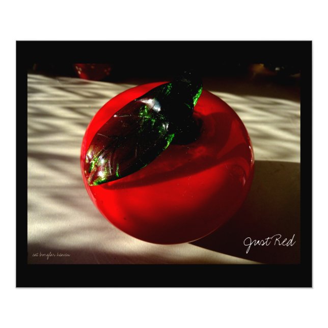 Just Red Photo Print (Front)