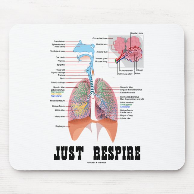 Just Respire Mouse Mat (Front)