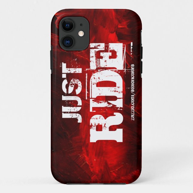 Just Ride Case-Mate iPhone Case (Back)