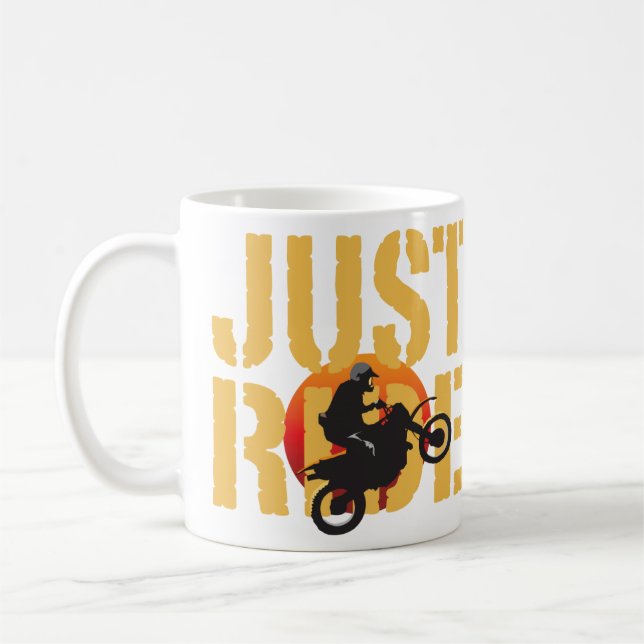 Just Ride Coffee Mug (Left)