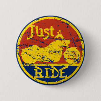 Just Ride Motorcycle Logo Pin