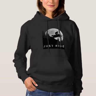 Just Ride Snowmobile In The Mountains Hoodie