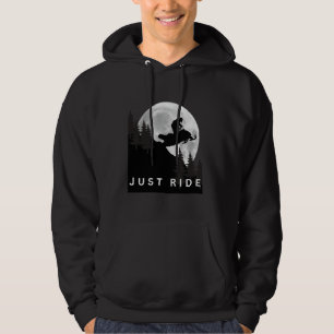 Just Ride Snowmobile In The Mountains Hoodie