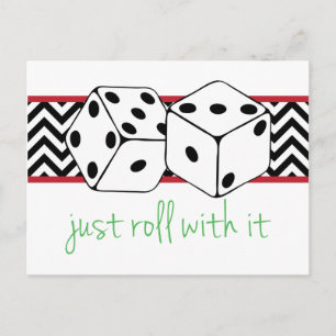 Just Roll Postcard