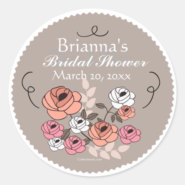 Just Rosy Sticker (Front)