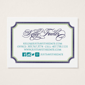 Just Save the Date business card