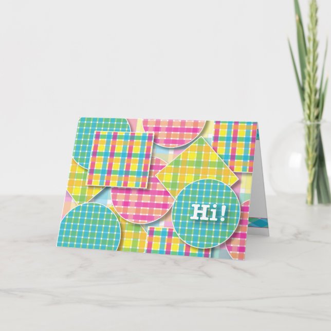 Just say "Hi!" - Greeting Card (Front)