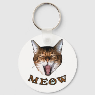 Just Say "Meow" Key Ring
