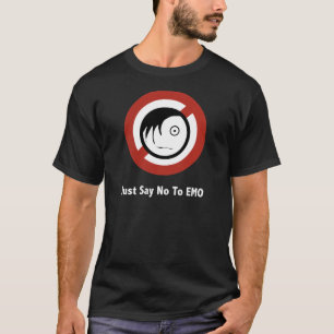 Just Say No To EMO Black T-Shirt