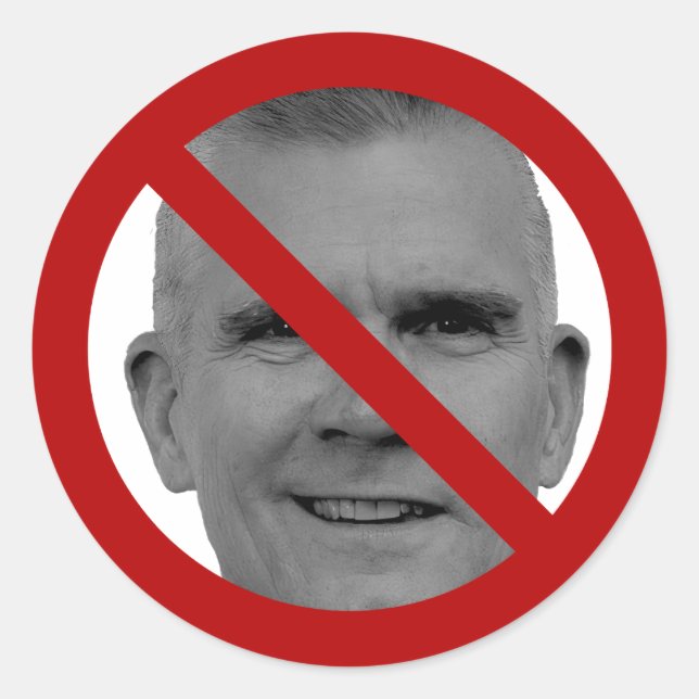 Just Say No to Matt sticker (Front)