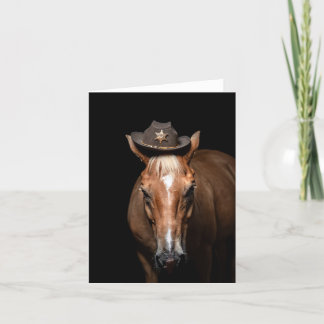 Just Sayin' Howdy Thank You Card