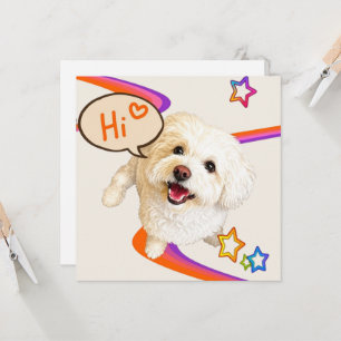 Just Saying "Hi" Card