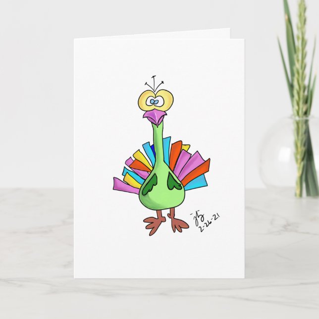 Just Saying Hi greeting card (Front)
