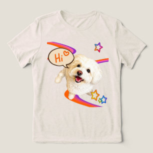 Just Saying "Hi" Tri-Blend Shirt