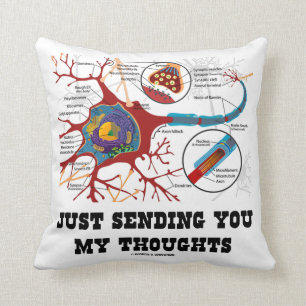 Just Sending You My Thoughts (Neuron / Synapse) Cushion