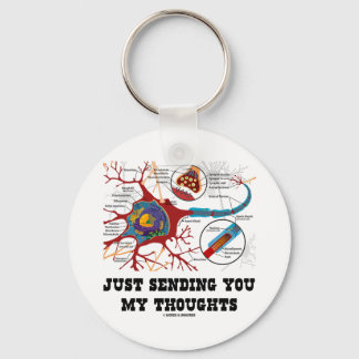 Just Sending You My Thoughts (Neuron / Synapse) Key Ring