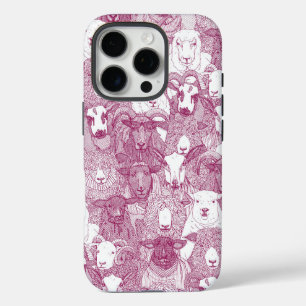 just sheep cherry white iPhone 16 pro case