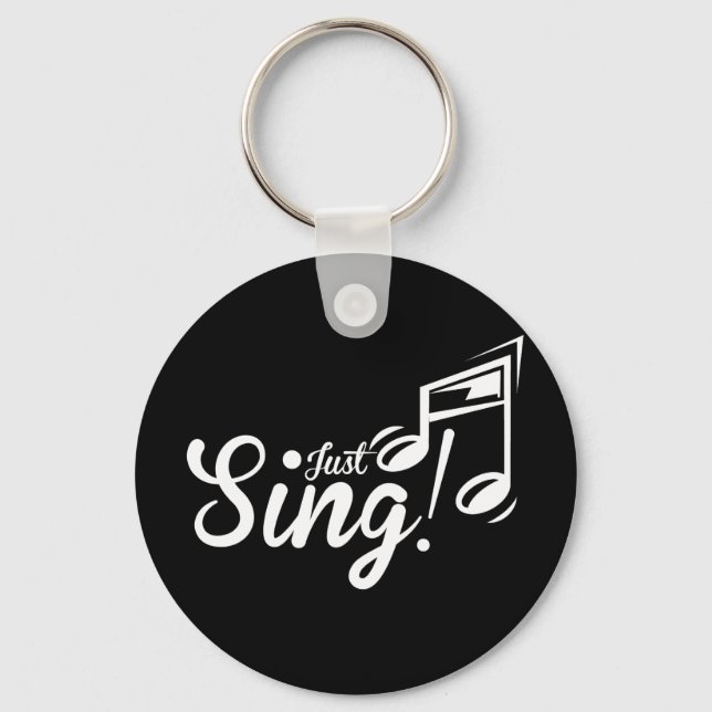 Just Sing! Key Ring (Front)