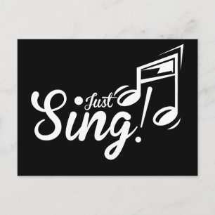 Just Sing! Postcard