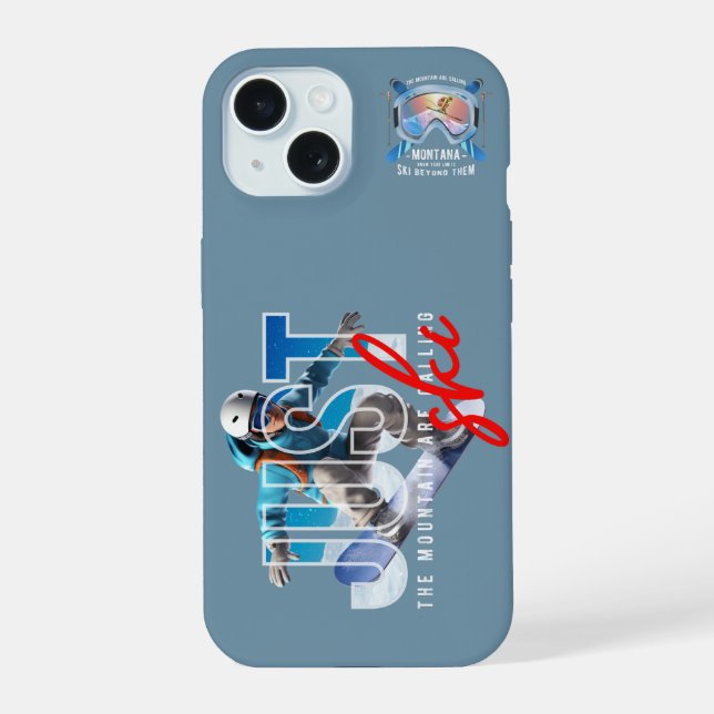 Just Ski | iPhone 15 Case (Back)