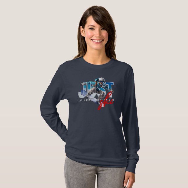 Just Ski | Women's Long Sleeve T-Shirt (Front Full)
