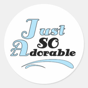 Just So Adorable Classic Round Sticker