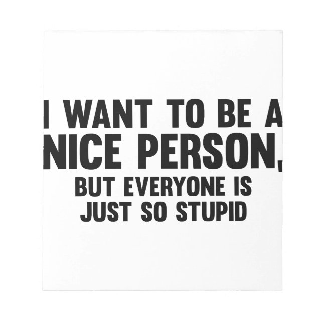 Just So Stupid Notepad (Front)