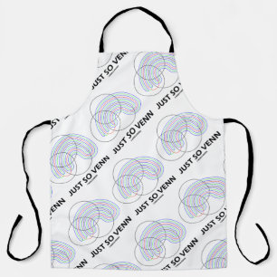 Just So Venn Venn Diagram Math Geek Humour Apron