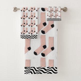 Just Socks Cute Kids Bath Towel Set