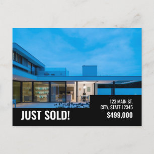 Just Sold - Black Modern - Postcard
