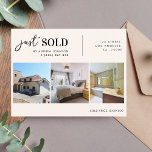 Just Sold Property Real Estate Realtor Marketing Postcard<br><div class="desc">Spread the world around with this stylish,  customisable postcard,  featuring your custom images and text. Easily add your own info by clicking on the "personalise" option.</div>