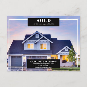 Just Sold Real Estate  Postcard