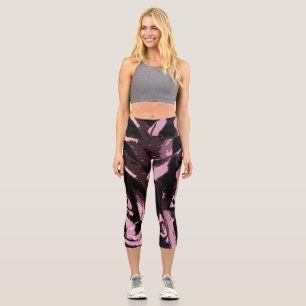 Just Some Roses Capri Leggings