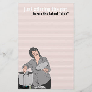 "just stirring the pot" GOSSIP STATIONERY