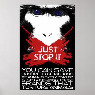JUST STOP IT POSTER