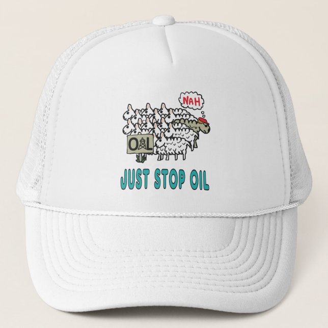 Just Stop Oil Trucker Hat (Front)