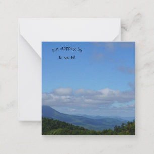 Just Stopping By Note Card