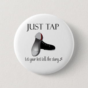 Just Tap 6 Cm Round Badge